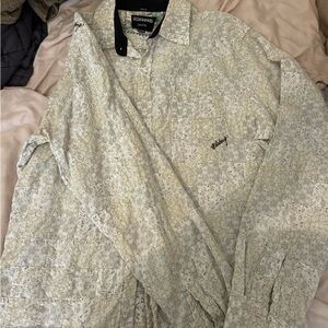 Men’s Vintage Billabong quilted Slim Fit Shirt